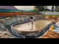 Man builds amazing swimming pool in his backyard  start to finish construction by patricktlee
