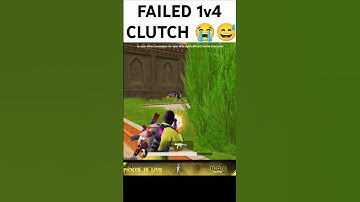 #bgmi failed 1v4 😅😭 #pubgmobile #pubg  #battleroyalegame #shorts #foryou