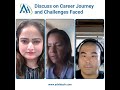 Discuss on career journey and challenges faced