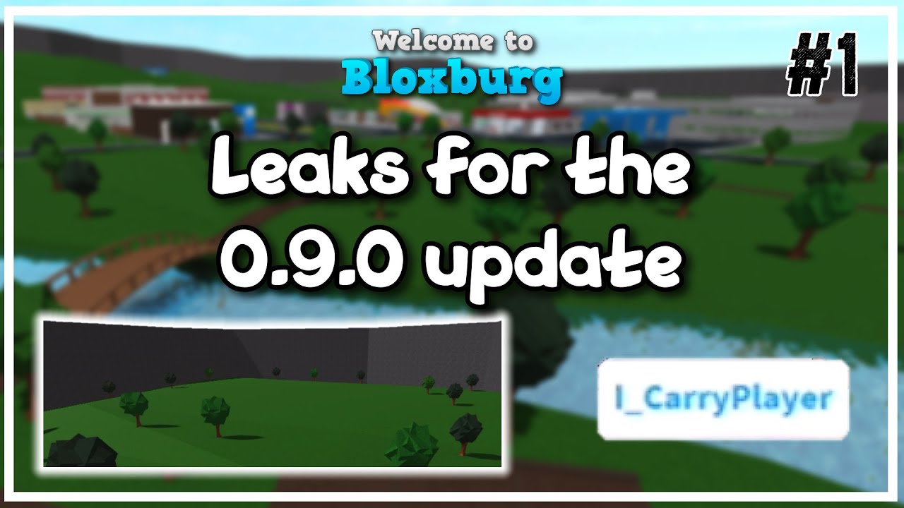 Leaks For The 0 9 0 Update Map Update 1 Bloxburg Roblox Youtube - welcome to bloxburg update roblox