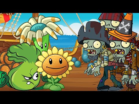 Видео: РАСТЕНИЯ против ЗОМБИ 2 или PLANTS vs ZOMBIES 2. Серия 5: Зомби пираты