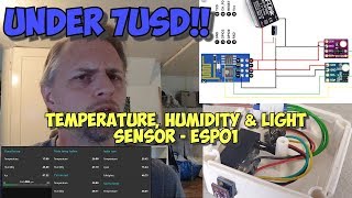 Temperature, Humidity and Light sensor for under 7 USD with MQTT support