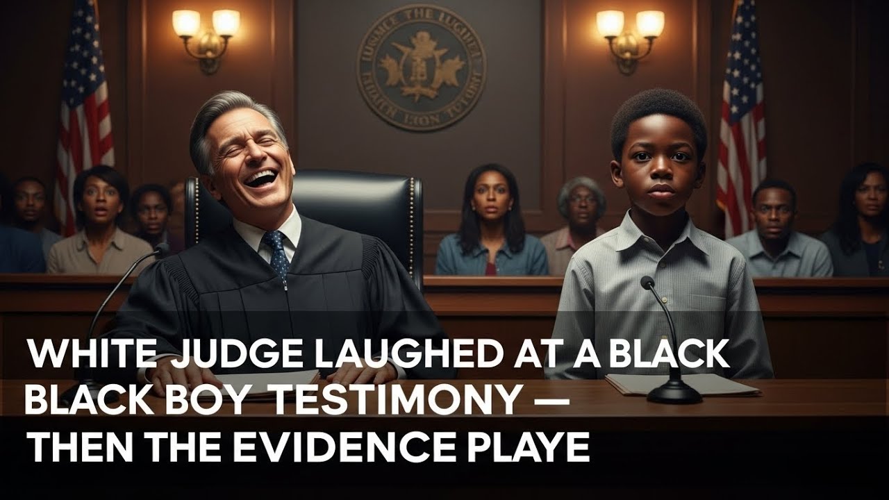 White Judge Laughed at a Black Boy’s Testimony — Then the Evidence Played
