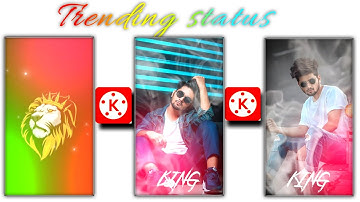 New king attitude status video editing || boy attitude status editing || kinemaster video editing