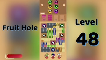 🎯 Fruit Hole Level 48 Walkthrough | Juicy Jam | Fun Fruit Puzzle Game 🍇 | Go Answer