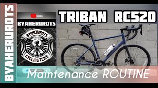 TRIBAN RC520 Maintenance ROUTINE #viral #bike #roadto1k  #decathlon #tribanrc520