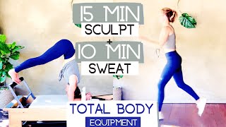 15 MIN ATHLETIC REFORMER + 10 MIN TABATA SWEAT TOTAL BODY