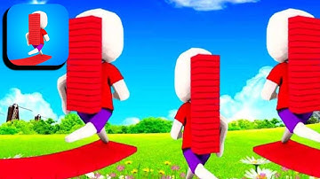 Bridge Race - All Levels Gameplay Android,ios NOOB vs PRO vs HACKER