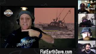Boats over the EARTH curve on a FLAT EARTH   DITRH