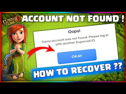Account lost !! how to recover clash of clans account (2021) || Recover lost account in coc ......