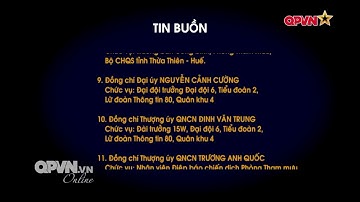 Danh tính 13 cán bộ, chiến sĩ hy sinh khi cứu nạn ở thuỷ điện Rào Trăng 3
