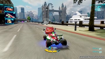 Cars 2: The Video Game | Francesco Bernoulli - Buckingham Sprint! | WhitePotatoYT!