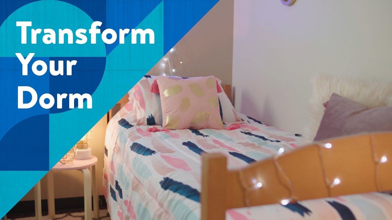 organization ideas for clothes Transform Your Dorm | Glam Room Makeover