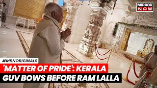 Kerala Governor Ayodhya  Controversy | Arif Mohammed Khan Bows Before Ram Idol |