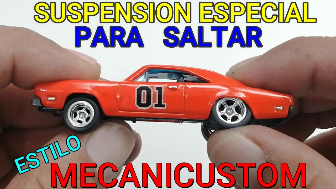 HOW to make a SUSPENSION for the GENERAL LEE very EASY TUTORIAL HOT WHEELS  CUSTOM - YouTube