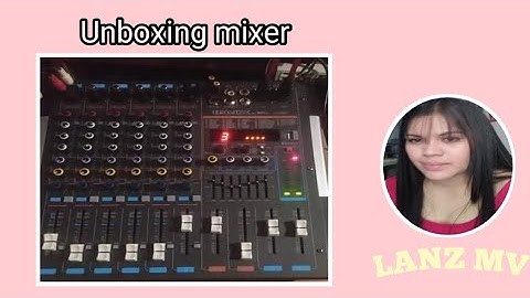 Unboxing imix trident mixer LIVE 2 G (6chanel console)with 99effects reverb loop | husband gift