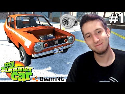 TURBINEI O SATSUMA E QUEBROU O MOTOR! - My Summer Car/BeamNG.Drive #1