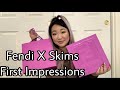 FENDI X SKIMS FIRST IMPRESSIONS UNBOXING + FAILED DIY PROJECT