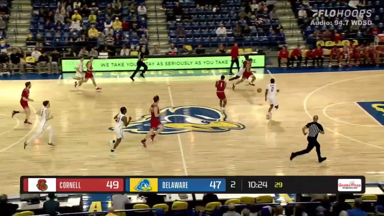 HIGHLIGHTS: Cornell Men's Basketball at Delaware - Dec. 1, 2022