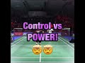 Control vs power 