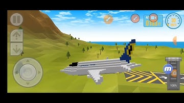 airplane crash animation crash draw bricks #1
