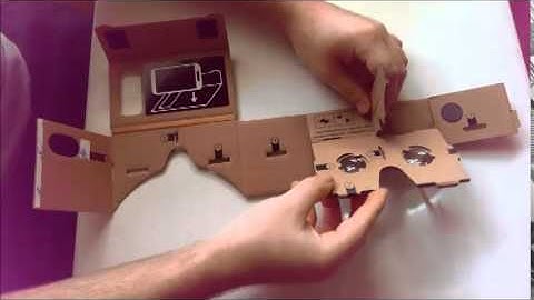 Google Cardboard Headset Construction