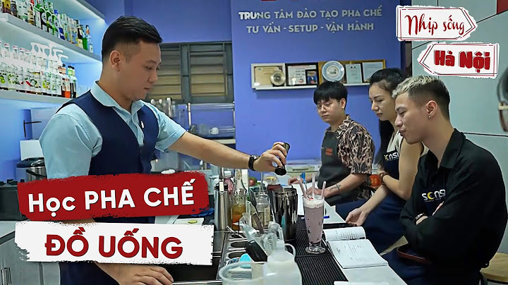 Nghề pha chế đồ uống là gì