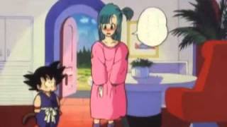 DBZ funny- Bulma Shoots Goku