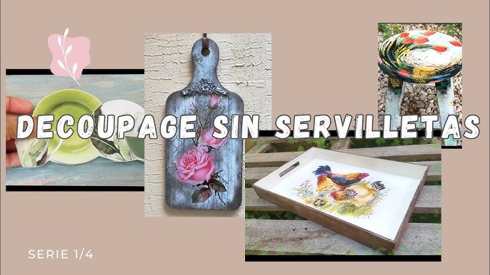 4 Servilletas Decoupage Mod 5 - ArteFibro manualidades, mdf, fibrofacil