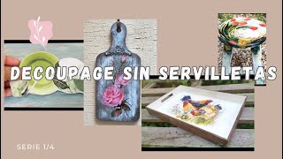 DECOUPAGE SIN SERVILLETAS | 4 FORMAS DE APLICACION