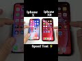 iPhone X vs iPhone XR SPEED TEST - Which Should You ... — performance breakdow #shorts