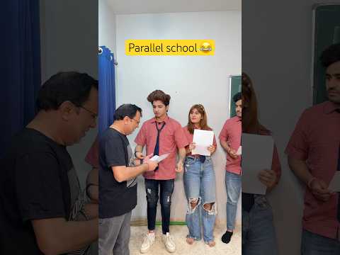 Normal school vs parallel school😂😂|| Gulshan kalra #shorts #school