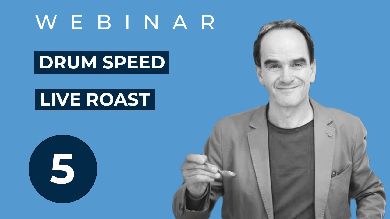 Giesen Webinar - About Drum Speed / Changes in flavor / Live roasting session