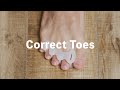 Correct Toes 足指スペーサー 足の悩みに 外反母趾・内反小趾 サポーター