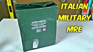 Testing Italian Military MRE (24Hr Combat Food Ration)