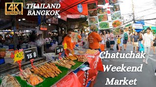 Bangkok - Chatuchak Weekend Market - Thailand - 4K