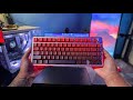 Agora meu teclado está perfeito - KiiBOOM Breeze 75 customized
