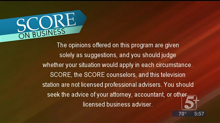 SCORE on Business: David Swink, Strategic Interact...