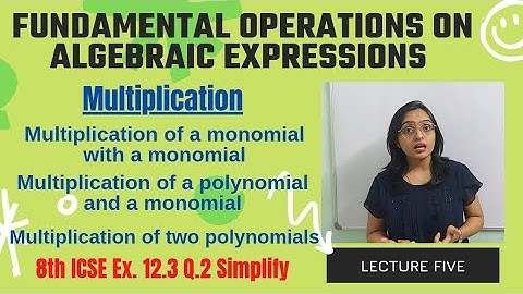 8th ICSE Maths Ex 12.3 Q.2 | Multiplication of Algebraic Expression | Polynomials #thinknumerically