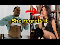 Woman reject nerdy guy  instantly regret it