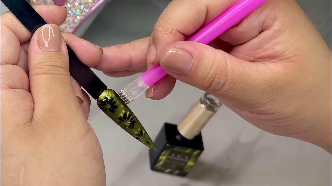 HOW TO USE CAT EYE GEL POLISH ( A.G.A NEW CATEYE GEL COLLECTION SWATCH