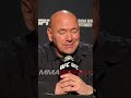 Dana White responds to Reporter doubting Nick Diaz #shorts
