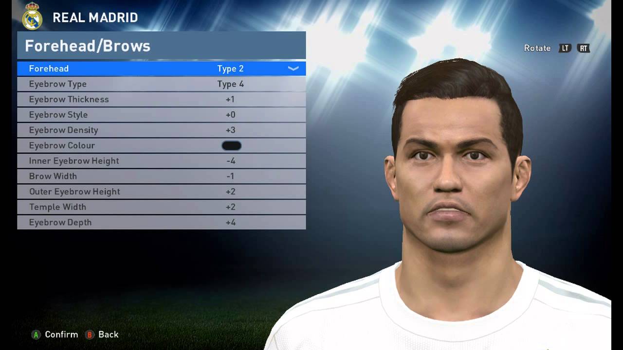 Cristiano Ronaldo Face Edit PES 2016 - YouTube
