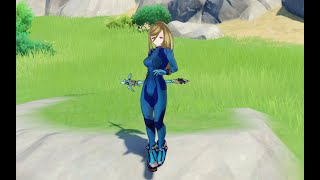 Zero Suit Samus Metroid - Genshin Impact Mod