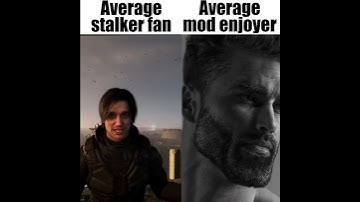 Average stalker Fan VS Average mod Enjoyer