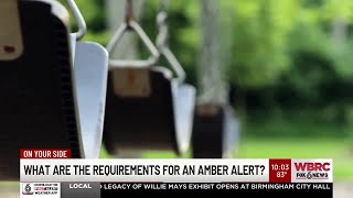 What are the requirements for an AMBER Alert?