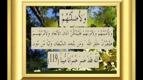 القران الكريم سورة النساء الأية 118.wmv