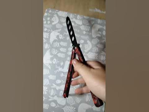тренировочный нож бабачка - YouTube