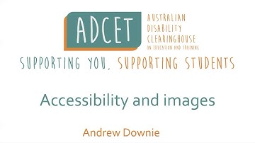 Accessibility and images