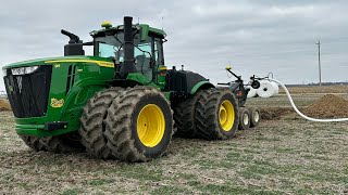 Full Laying tile with a soil max tile plow Guide